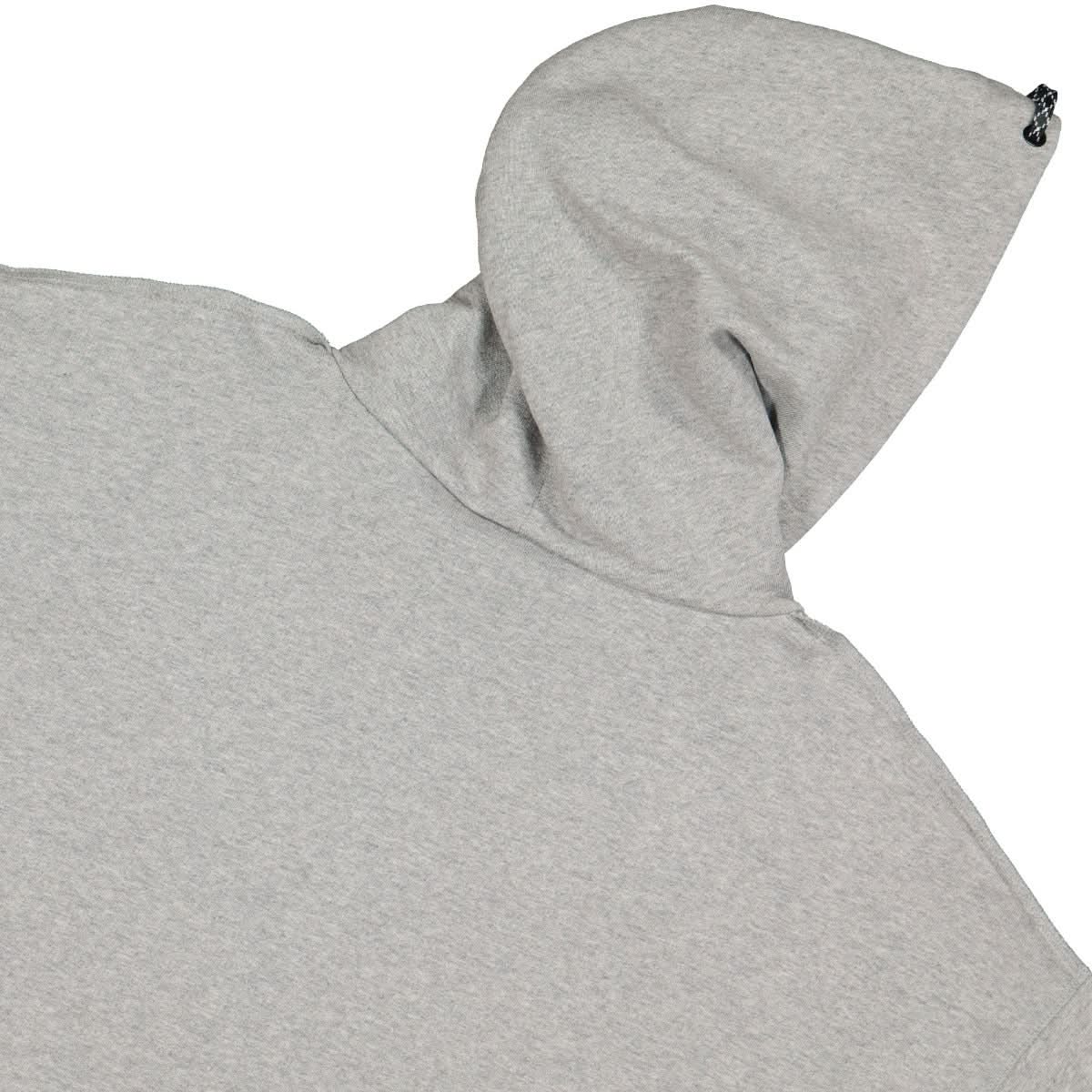 Qasimi Hadiiqa Fleece We Have Not Yet Parted Text Hoodie Grey Detail view 5 | Gate