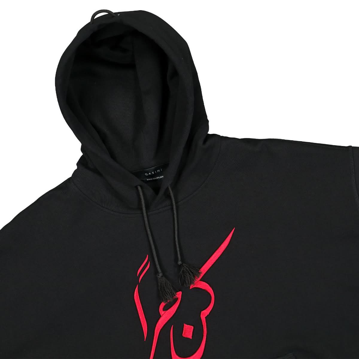 Qasimi Be Free Text Hoodie Detail view 3 | Gate