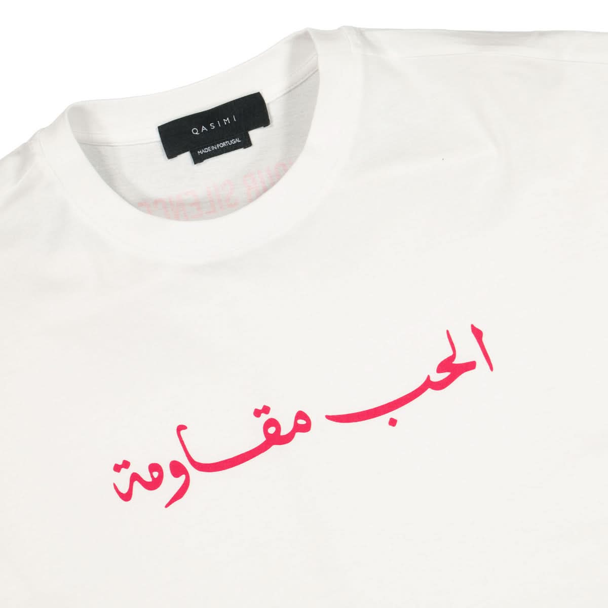 Qasimi Love Is Resistance Oversized T-Shirt Detail view 3 | Gate