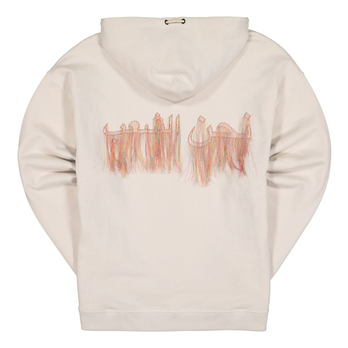 Qasimi We The People Artist Hoodie Beige Detail view 1 | Gate