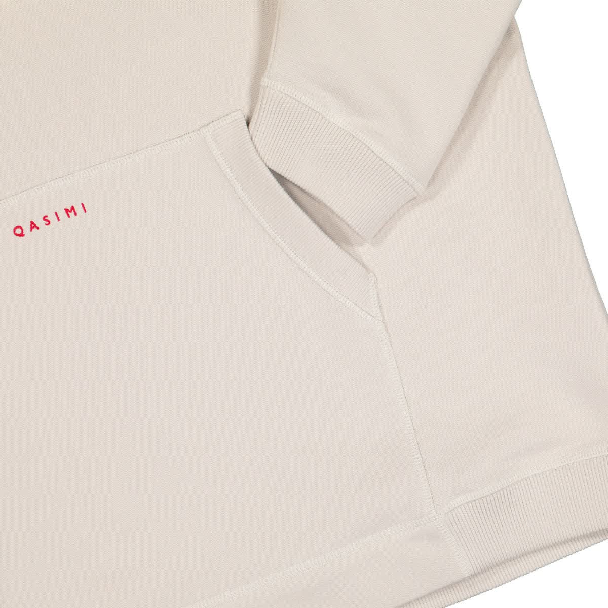 Qasimi We The People Artist Hoodie Beige Detail view 4 | Gate