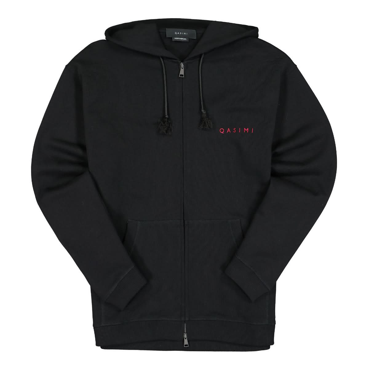 Qasimi Brand Hoodie Black Detail view 1 | Gate
