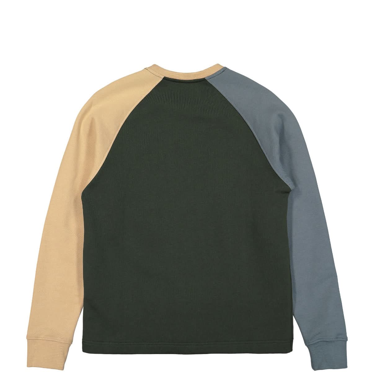 JW Anderson Raglan Colour Block Sweatshirt Multicolor Detail view 2 | Gate