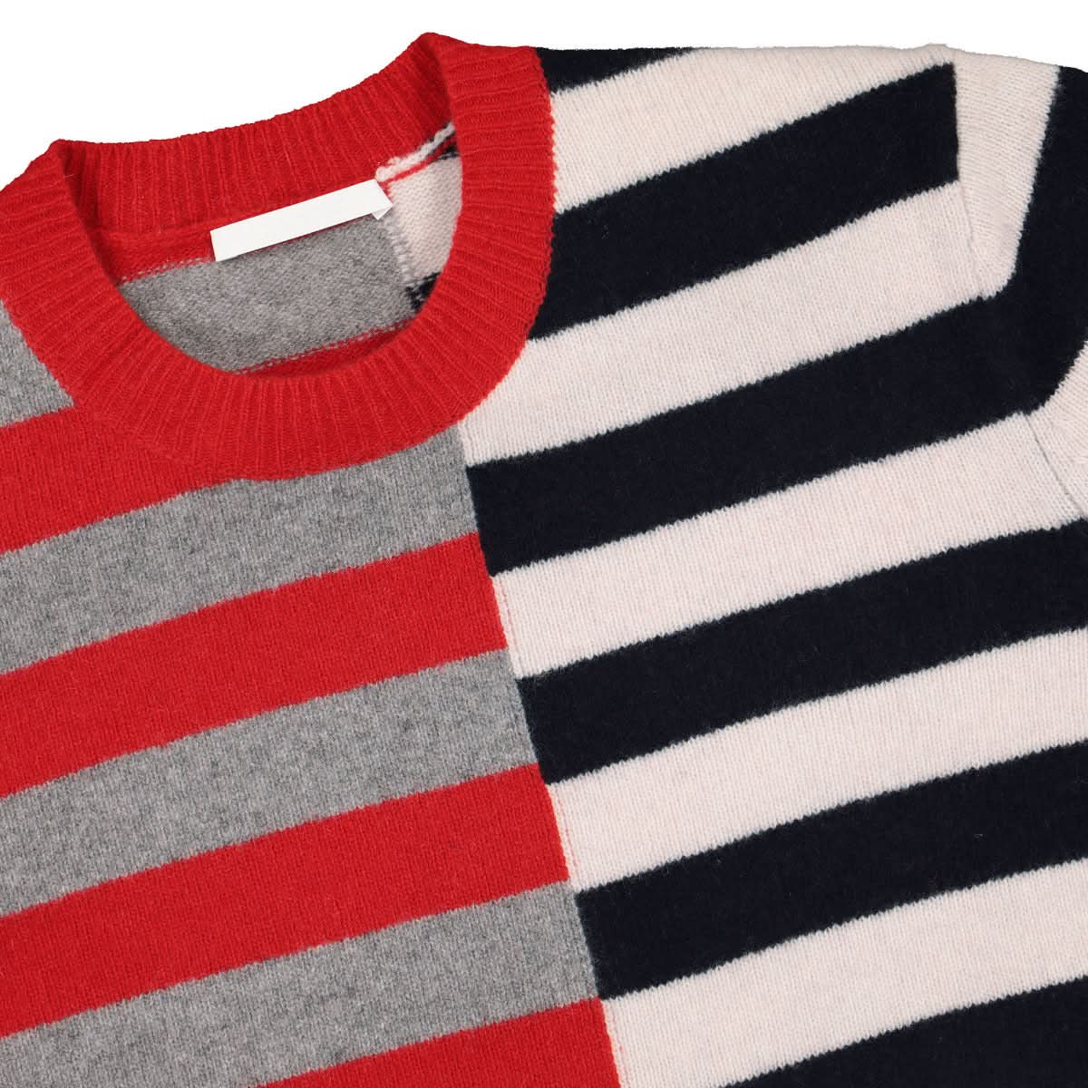 Helmut Lang Striped Crewneck Multicolor Detail view 3 | Gate