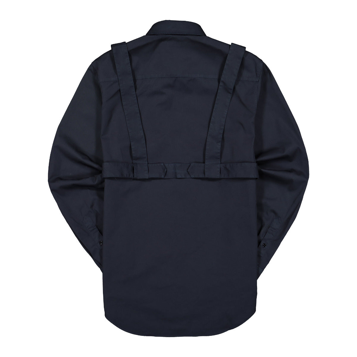 Helmut Lang Parachute Shirt Blue Detail view 2 | Gate