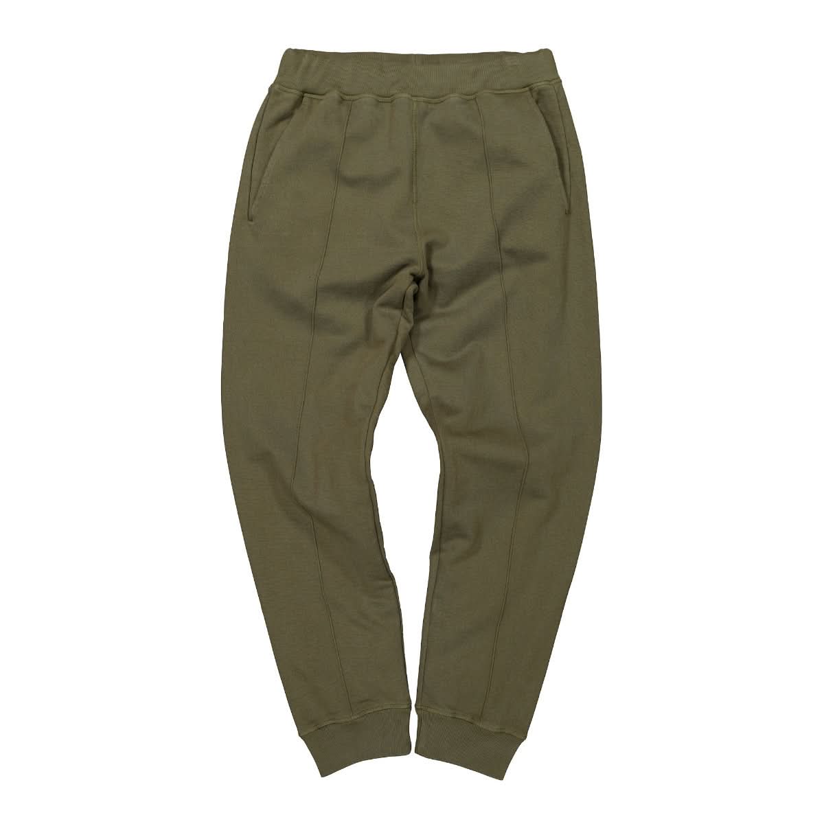 Helmut Lang Strap Sweat Pant Olive Detail view 1 | Gate