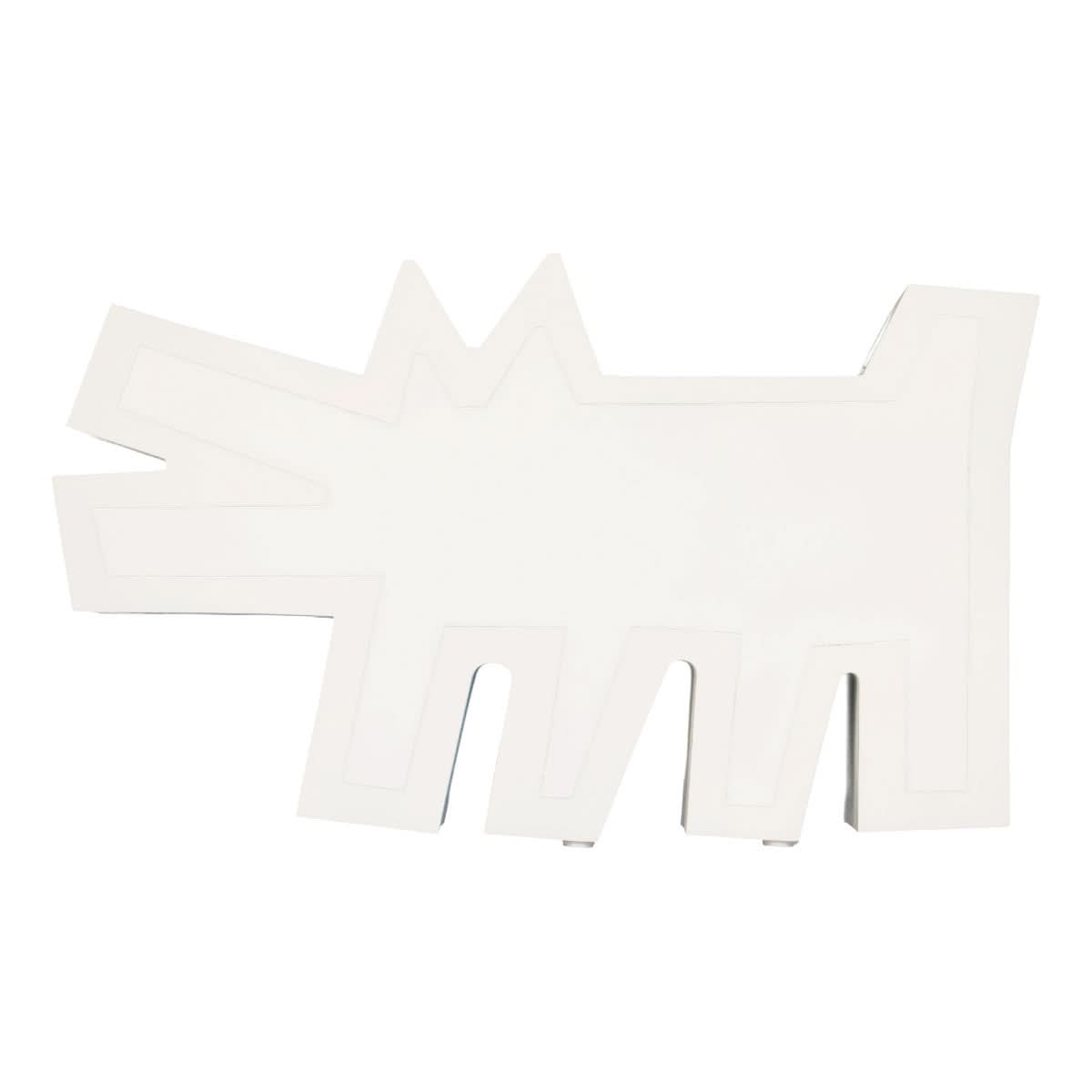 Medicom Keith Haring Barking Dog Statue White Detail view 1 | Gate