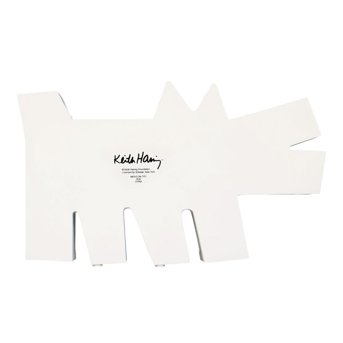 Medicom Keith Haring Barking Dog Statue White Detail view 3 | Gate