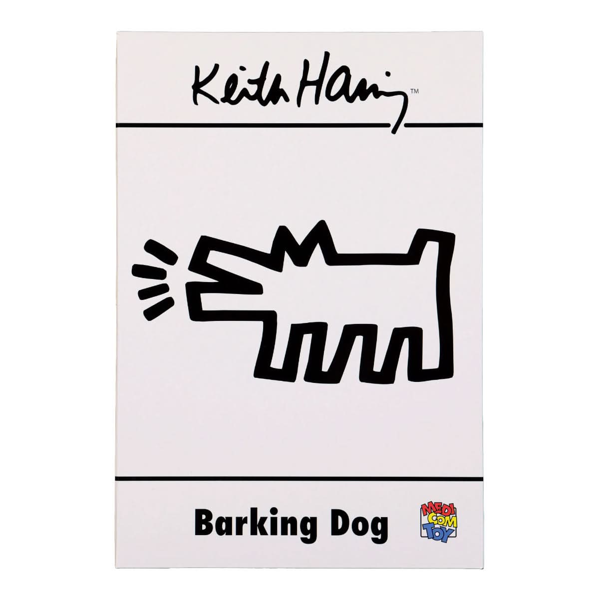 Medicom Keith Haring Barking Dog Statue White Detail view 2 | Gate