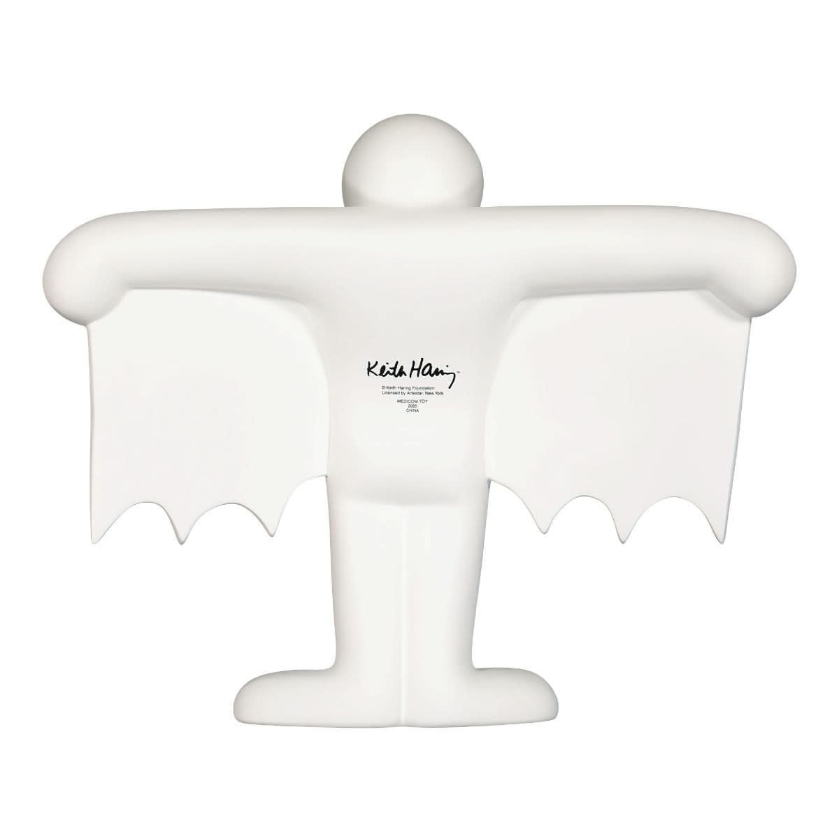 Medicom Keith Haring Flying Devil Statue White Detail view 3 | Gate