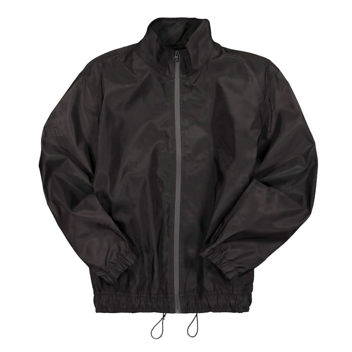 Helmut Lang Jaquard Logo Track Jacket Black Detail view 1 | Gate