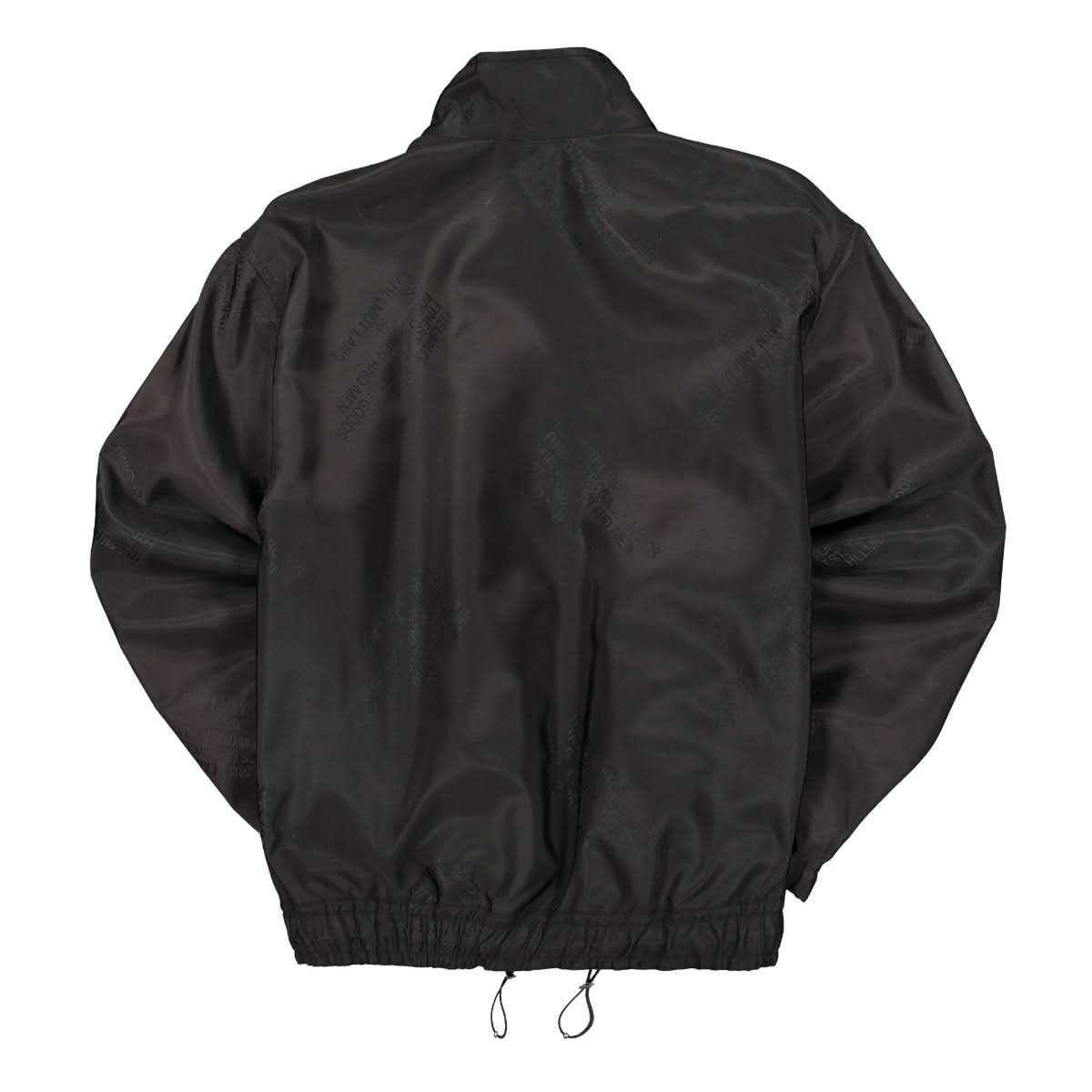 Helmut Lang Jaquard Logo Track Jacket Black Detail view 2 | Gate