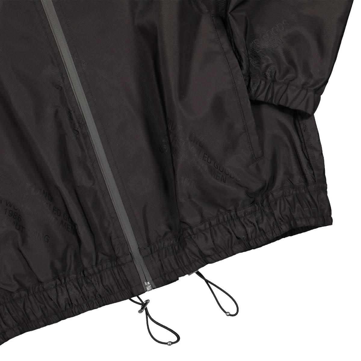 Helmut Lang Jaquard Logo Track Jacket Black Detail view 4 | Gate
