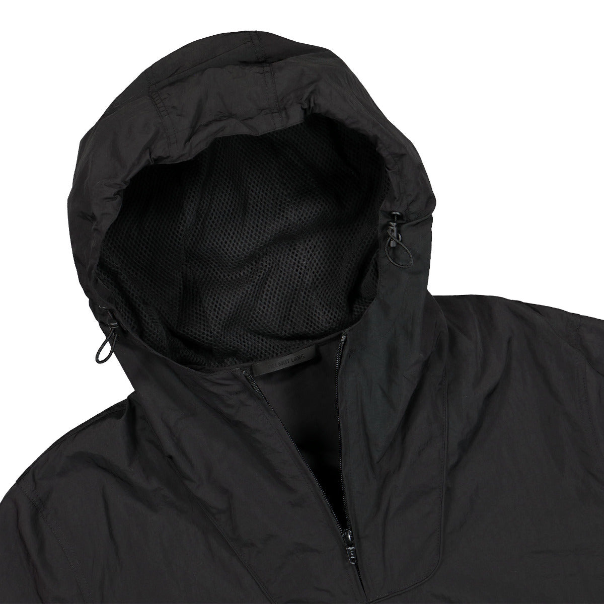 Helmut Lang Packable Anorak Black Detail view 3 | Gate