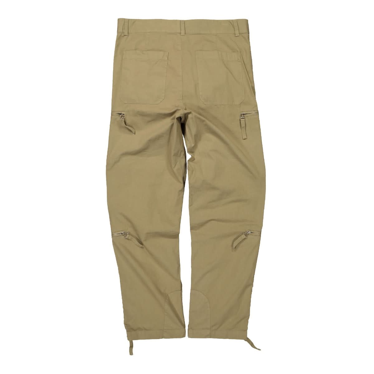 Helmut Lang Zip Pant Olive Detail view 1 | Gate
