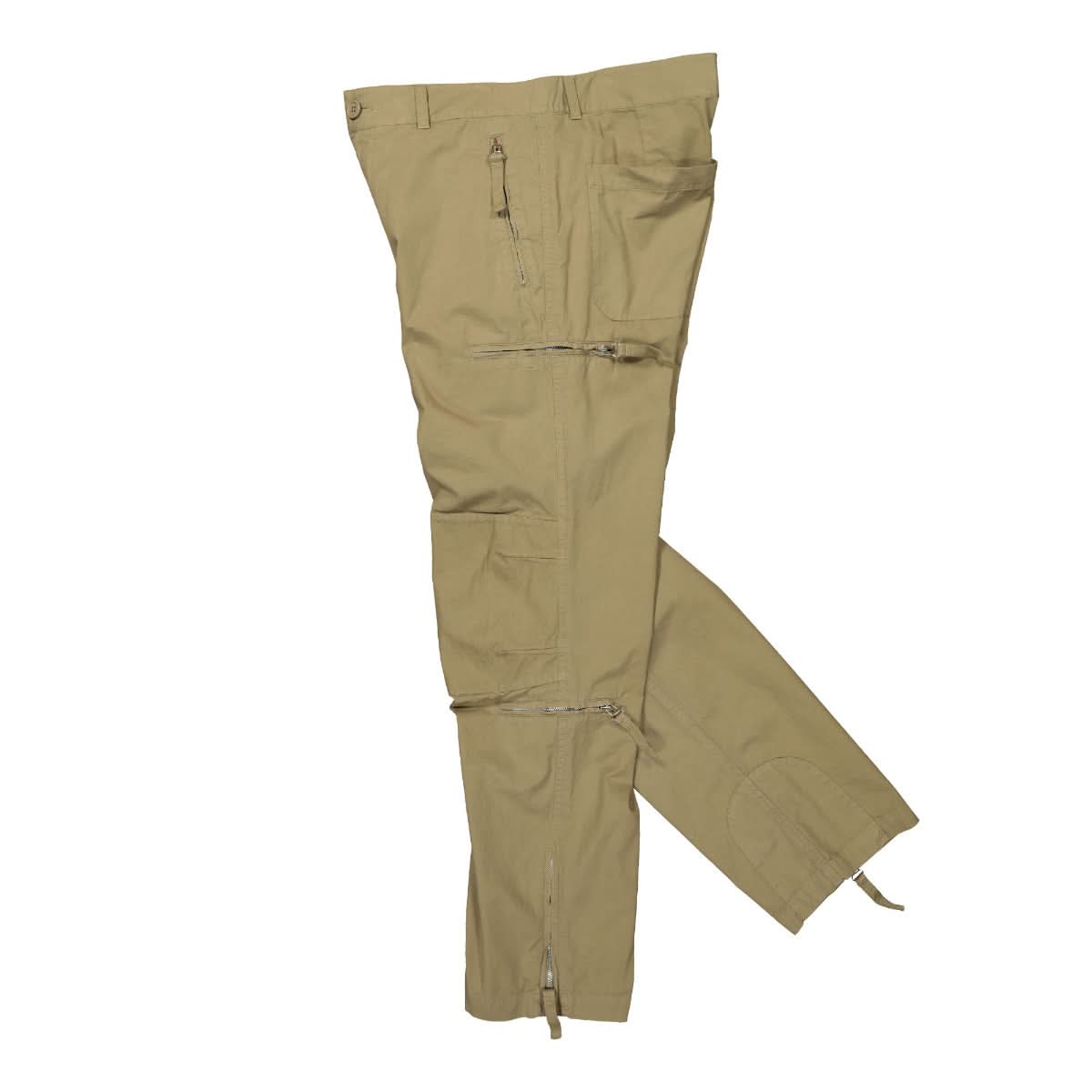 Helmut Lang Zip Pant Olive Detail view 5 | Gate