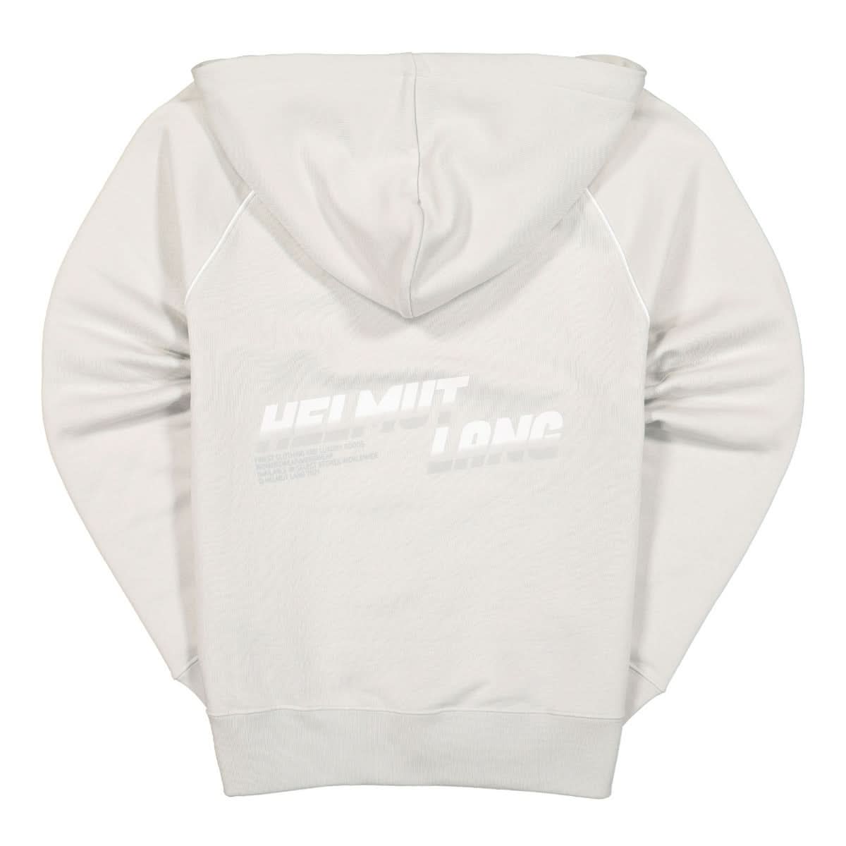 Helmut Lang Raglan Hoodie Grey Detail view 1 | Gate