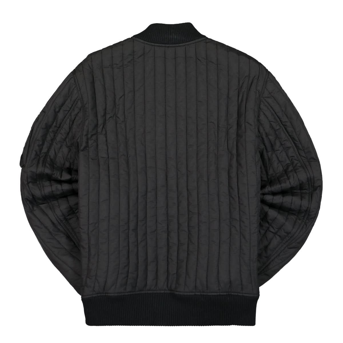 Helmut Lang Quilted Bomber Jacket Black Detail view 1 | Gate
