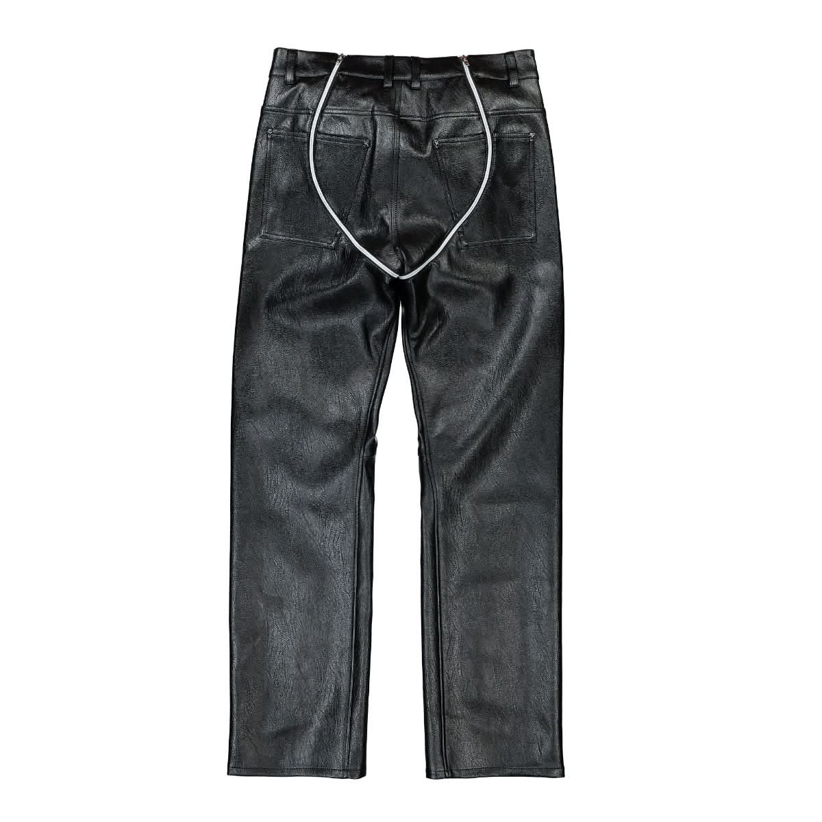 GmbH Trousers With Double Zip Black Detail view 3 | Gate