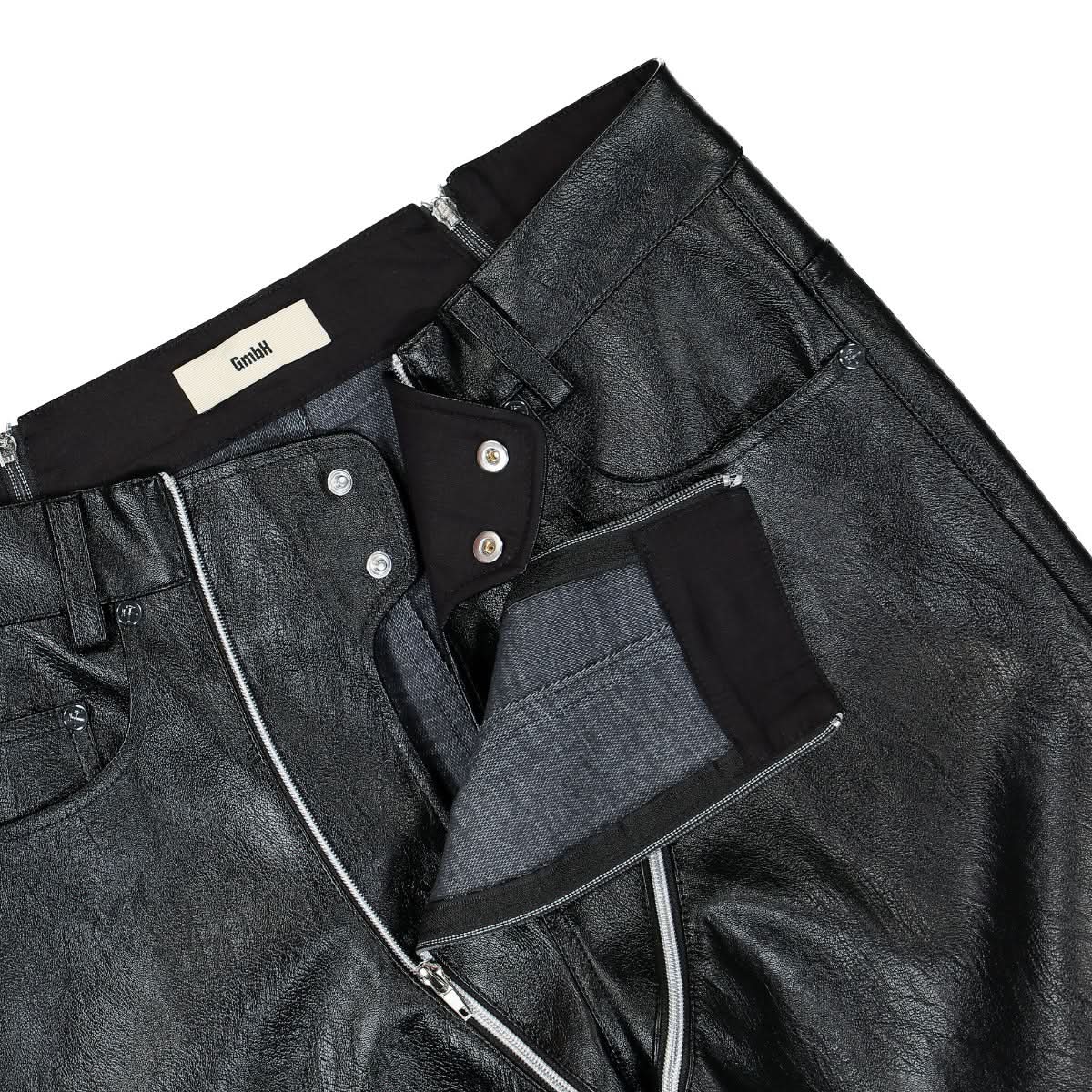 GmbH Trousers With Double Zip Black Detail view 5 | Gate
