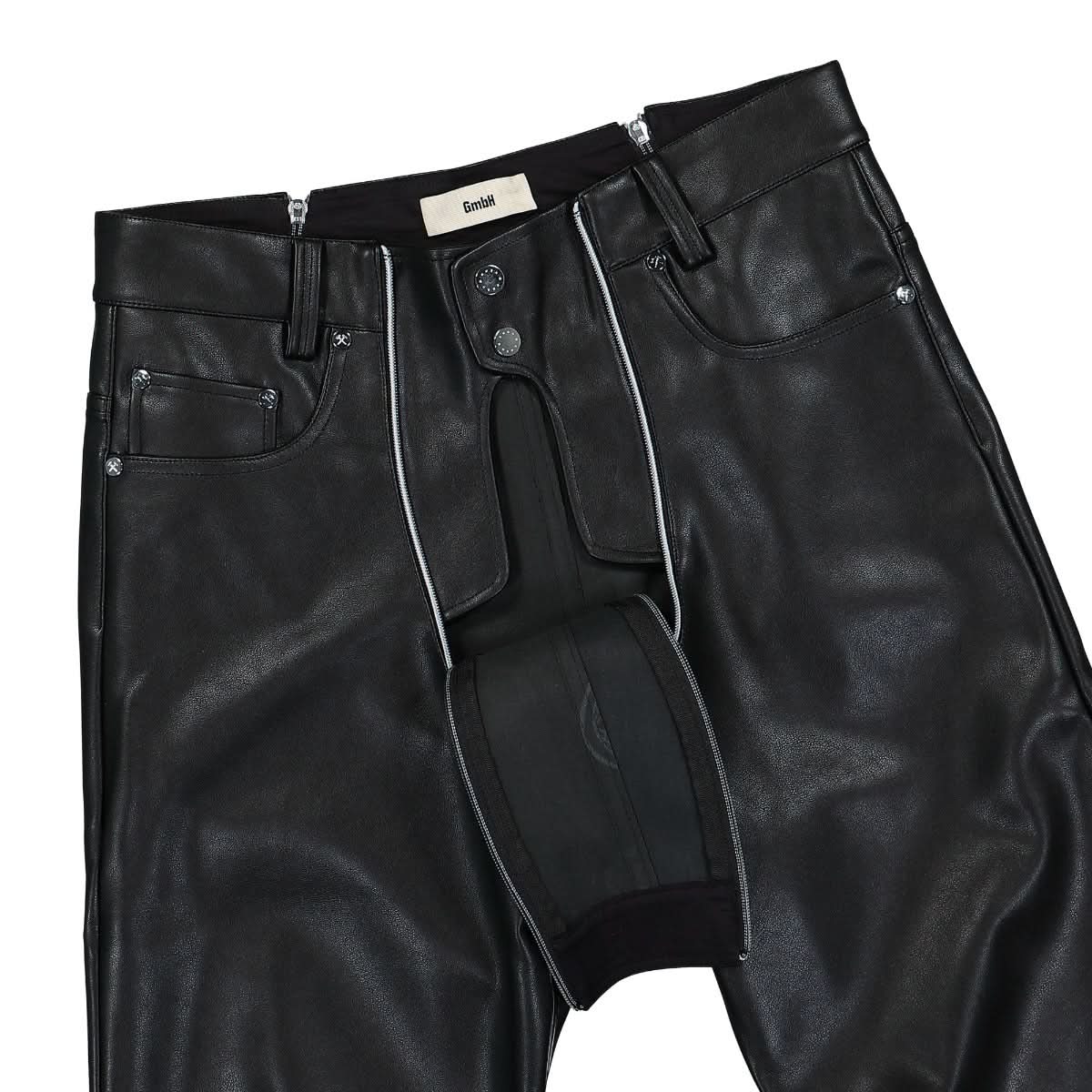 GmbH Trousers With Double Zip Black Detail view 5 | Gate