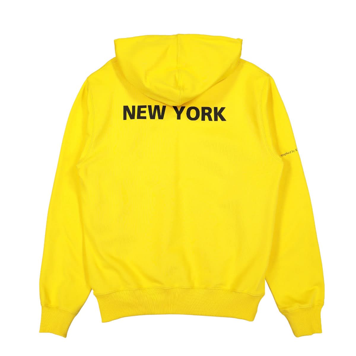 Helmut Lang New York Hoodie Yellow Detail view 2 | Gate