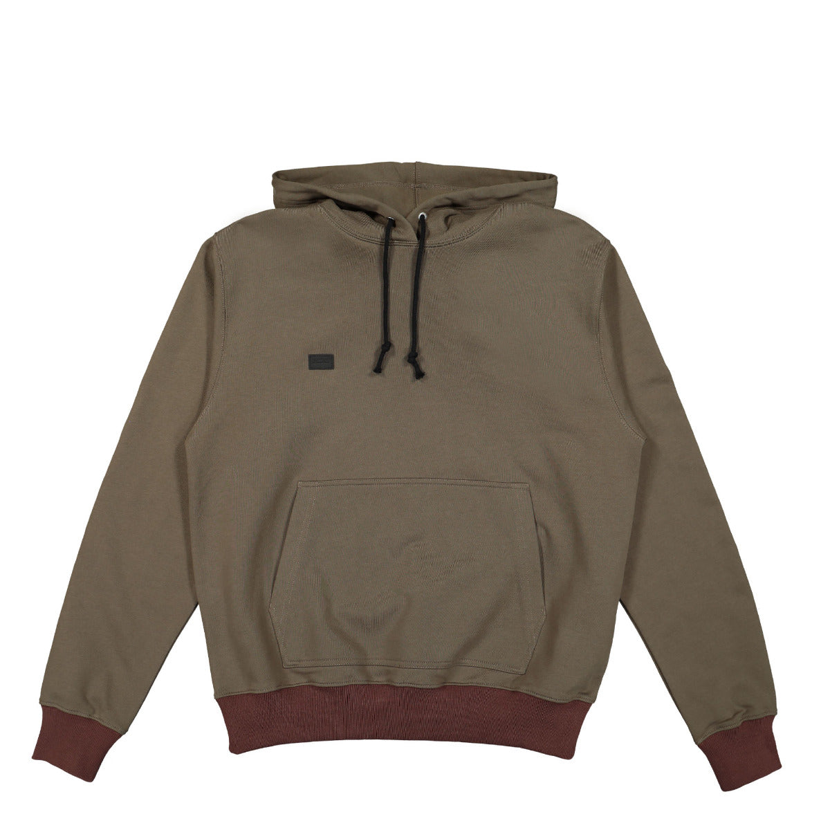 Helmut Lang Combo Hoodie Brown,Olive Detail view 1 | Gate