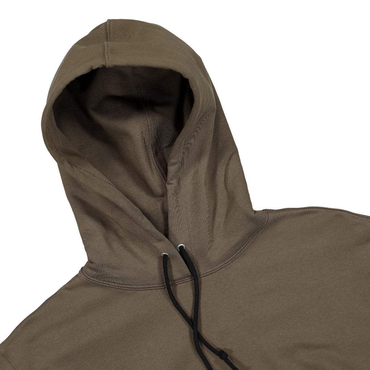 Helmut Lang Combo Hoodie Brown,Olive Detail view 3 | Gate