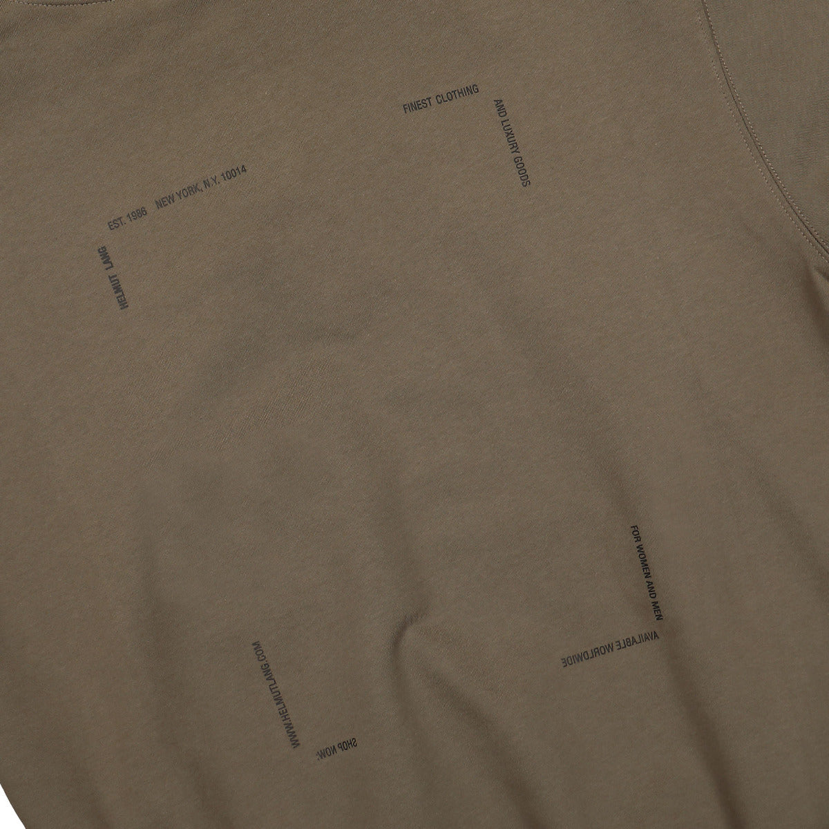 Helmut Lang Combo Hoodie Brown,Olive Detail view 5 | Gate