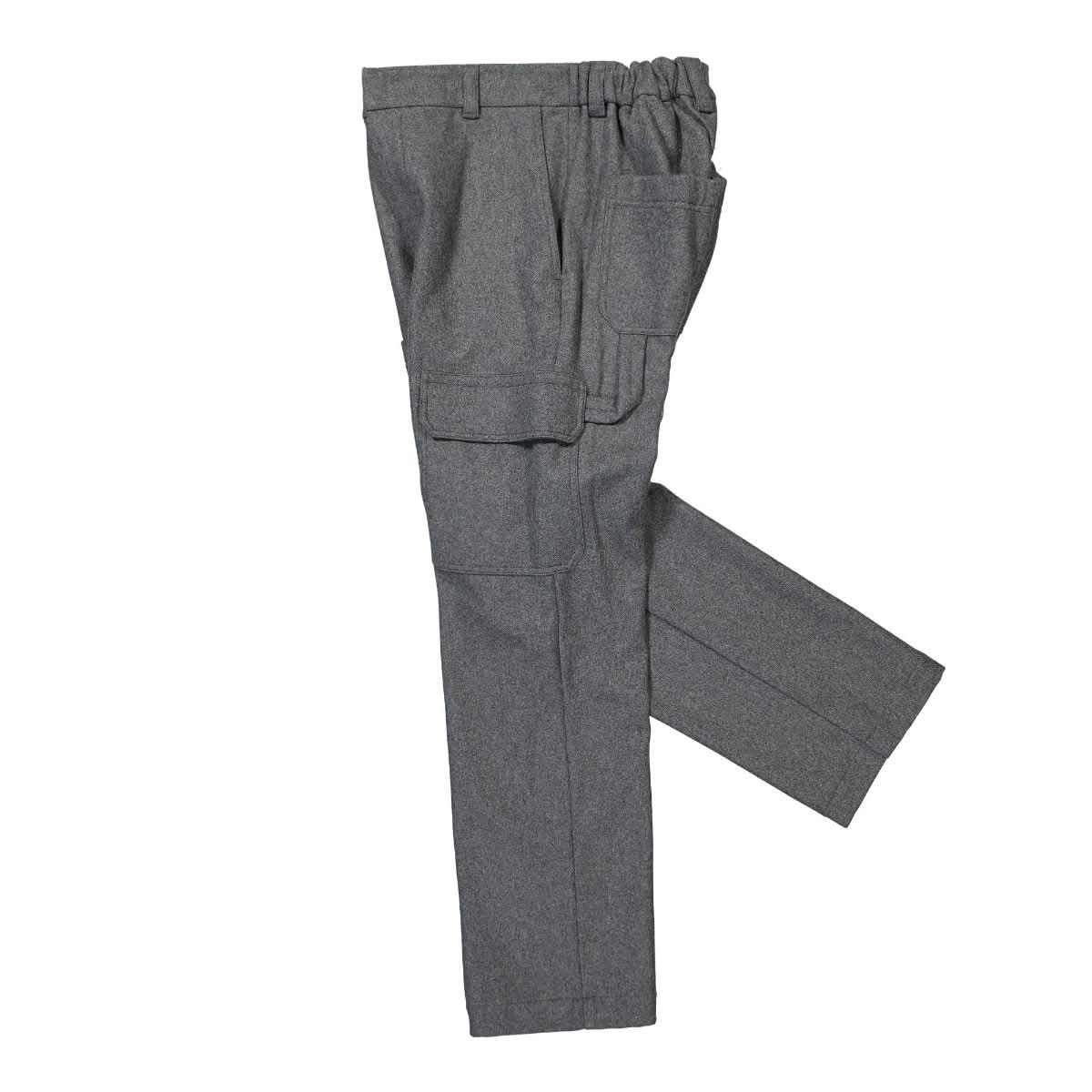 Helmut Lang Flannel Pant Grey Detail view 3 | Gate