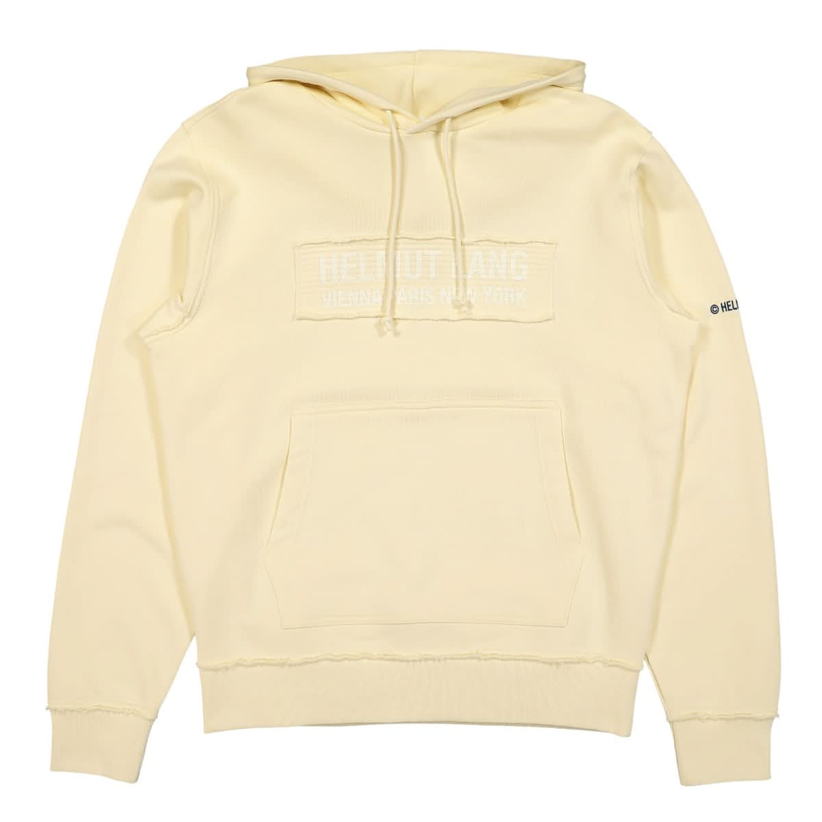 Helmut Lang Trapunto Hoodie Beige Detail view 2 | Gate