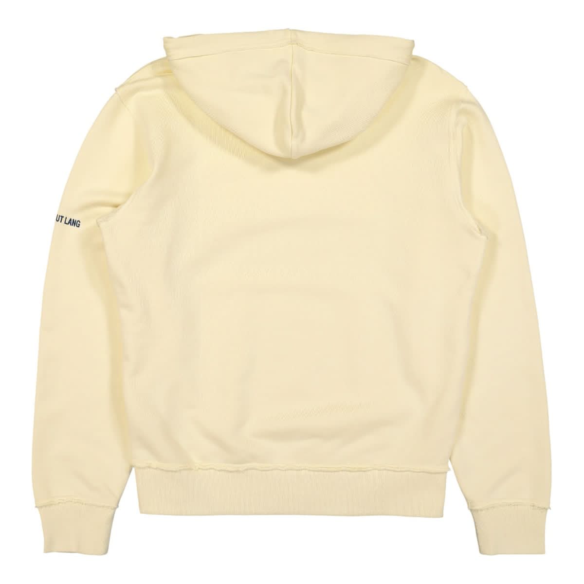 Helmut Lang Trapunto Hoodie Beige Detail view 4 | Gate