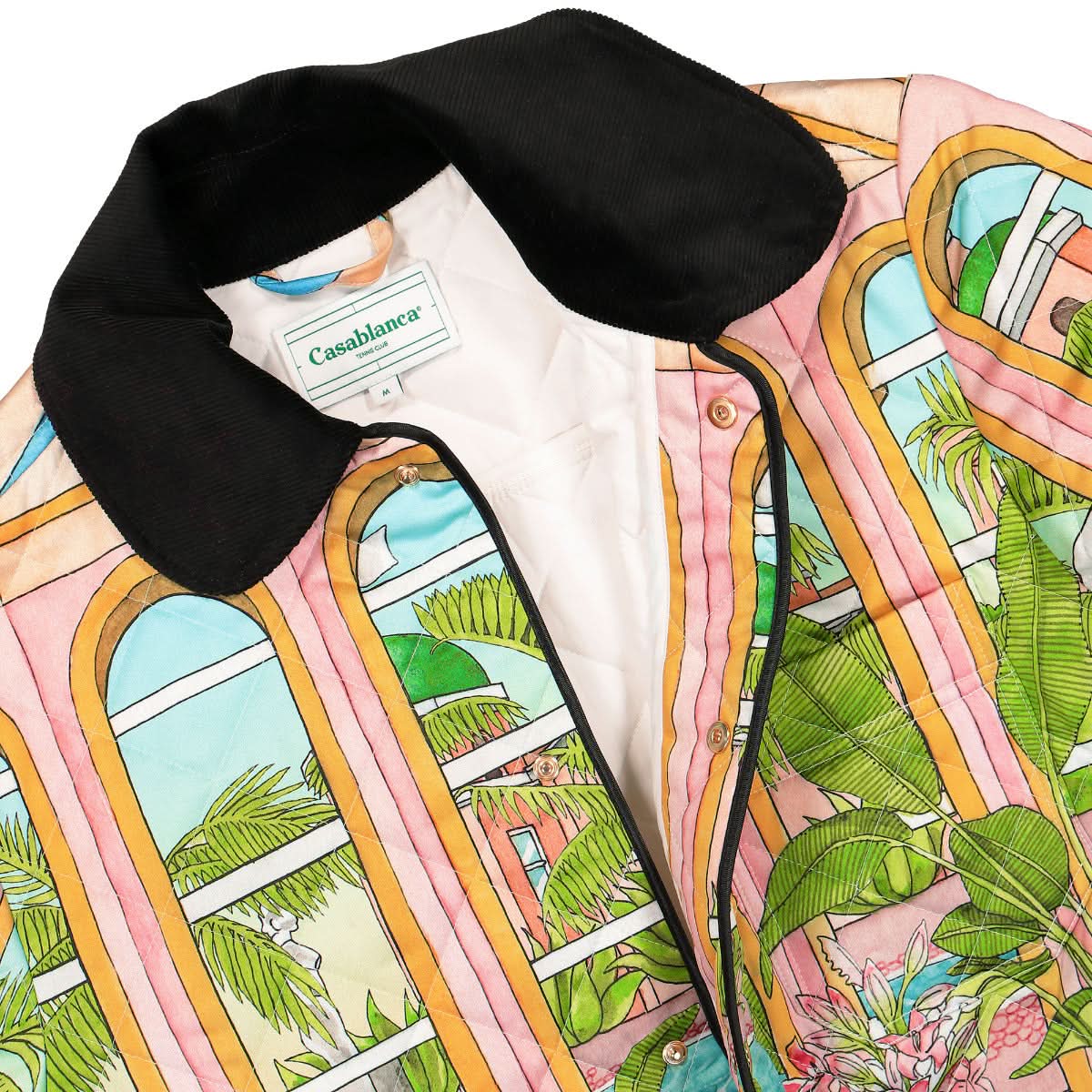 Casablanca Dream House Quilted Hunting Jacket Multicolor Detail view 3 | Gate