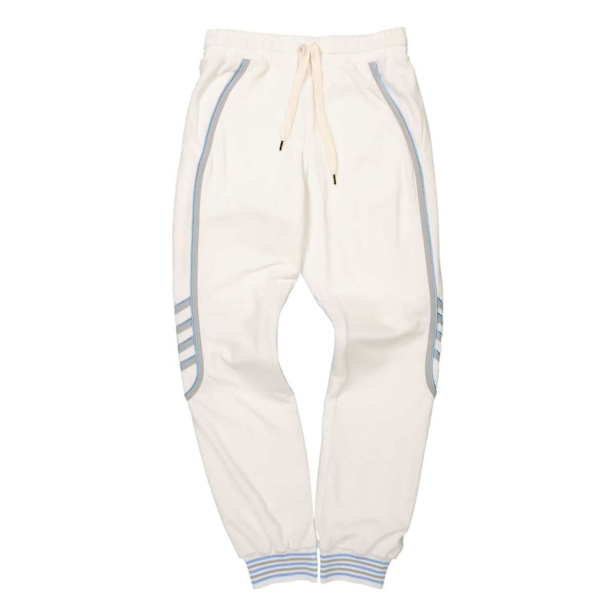 Casablanca Racing Velour Tracksuit Bottoms White Detail view 1 | Gate