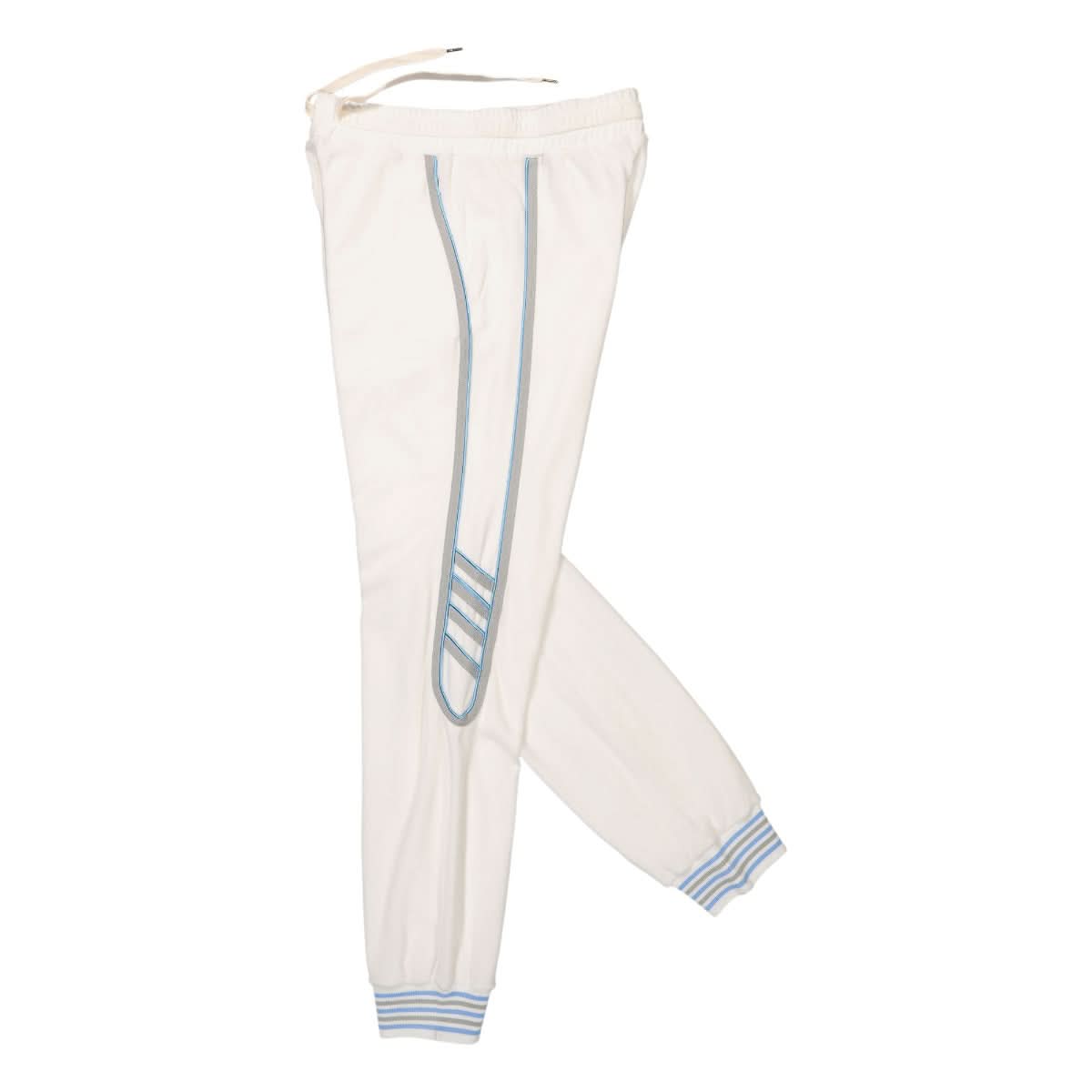 Casablanca Racing Velour Tracksuit Bottoms White Detail view 3 | Gate