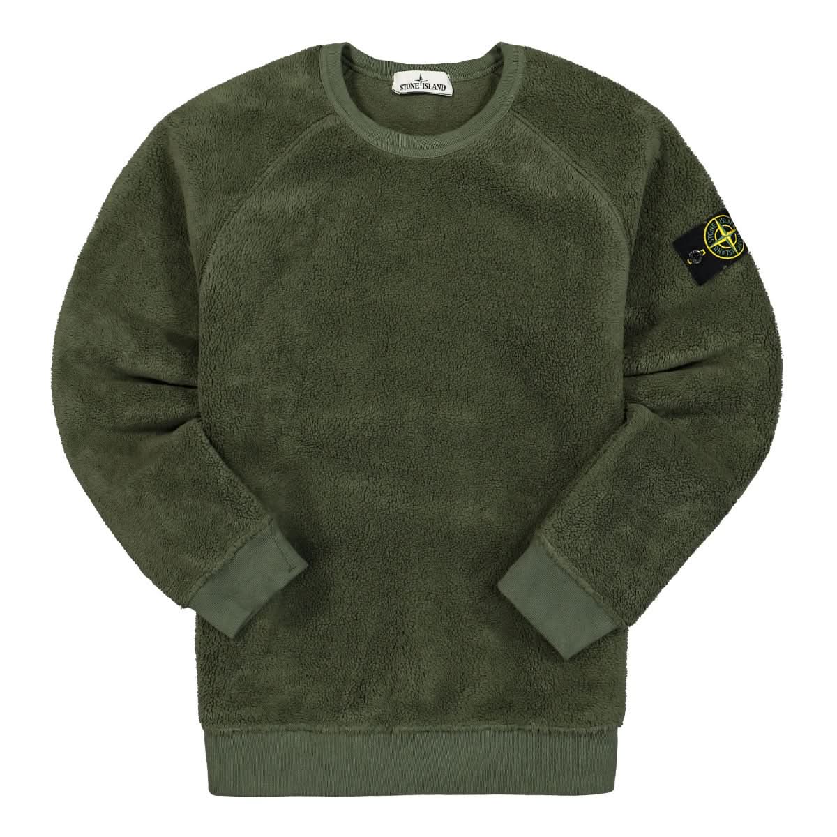 Stone Island Sweat-Shirt Olive Detail view 1 | Gate