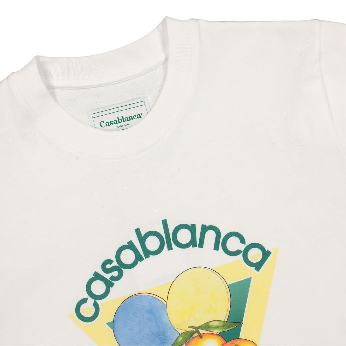 Casablanca Printed T-Shirt White Detail view 3 | Gate