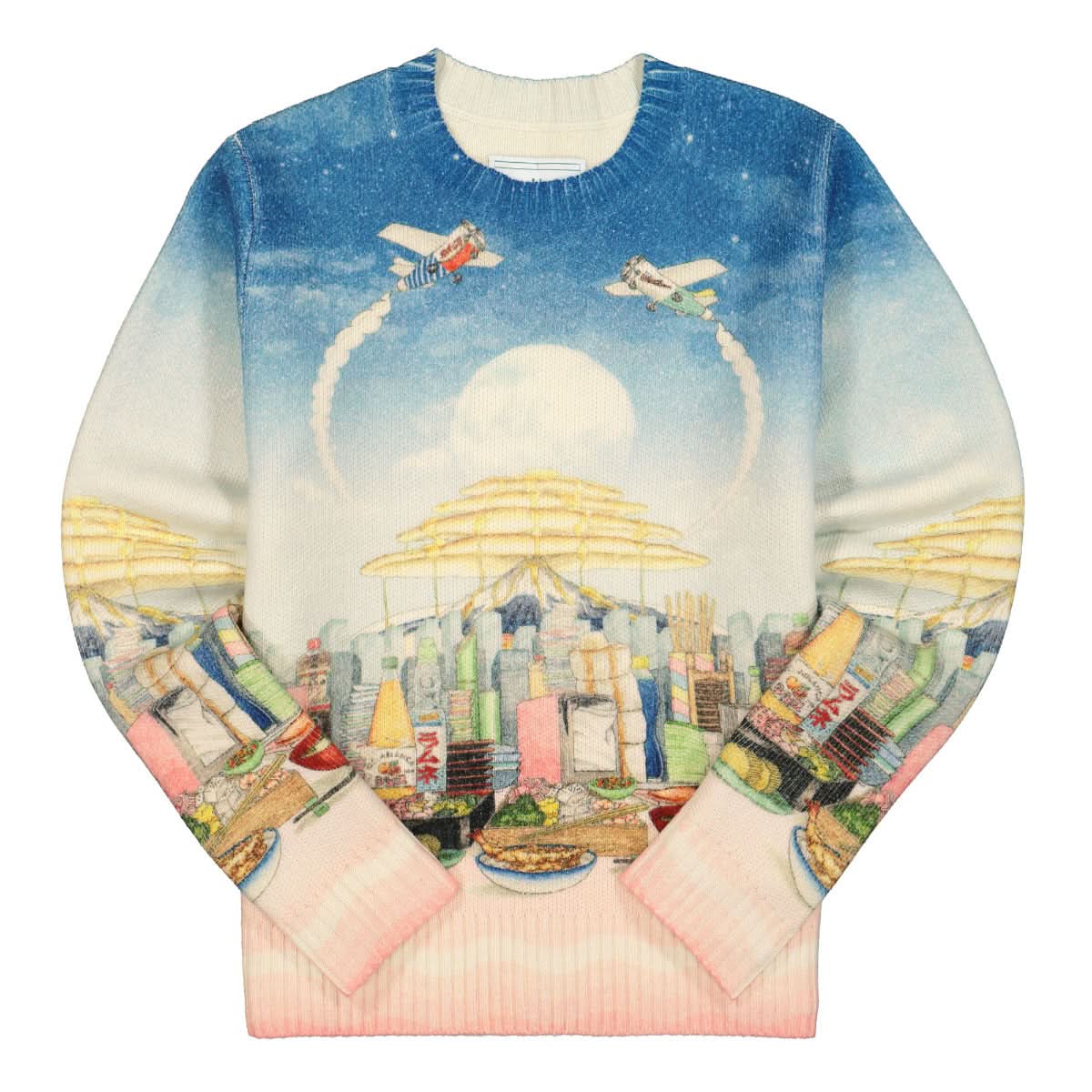 Casablanca Printed Sweater Multicolor Detail view 1 | Gate
