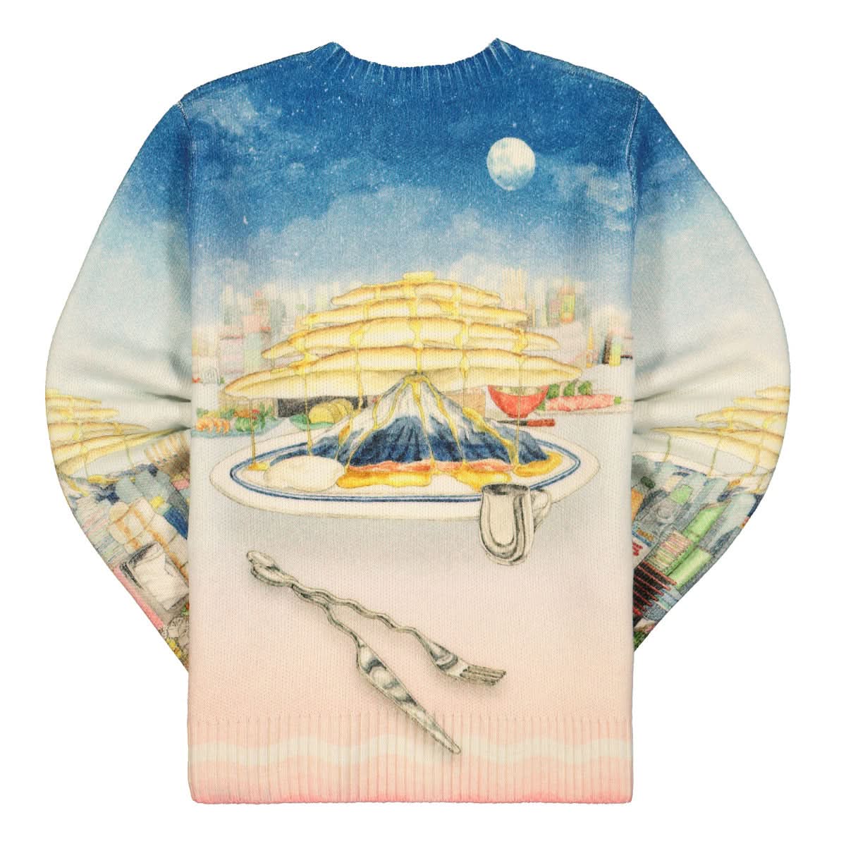 Casablanca Printed Sweater Multicolor Detail view 2 | Gate