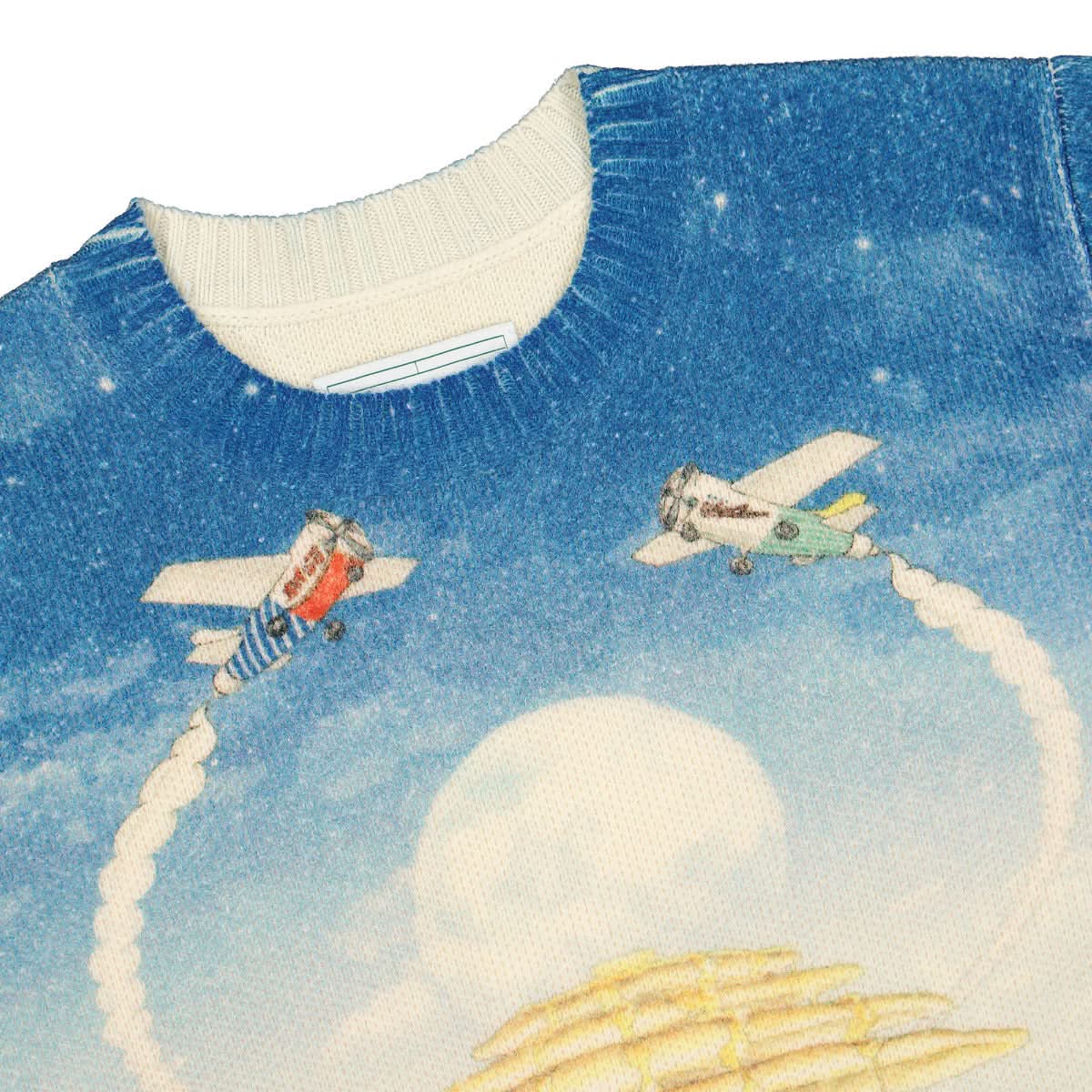 Casablanca Printed Sweater Multicolor Detail view 3 | Gate