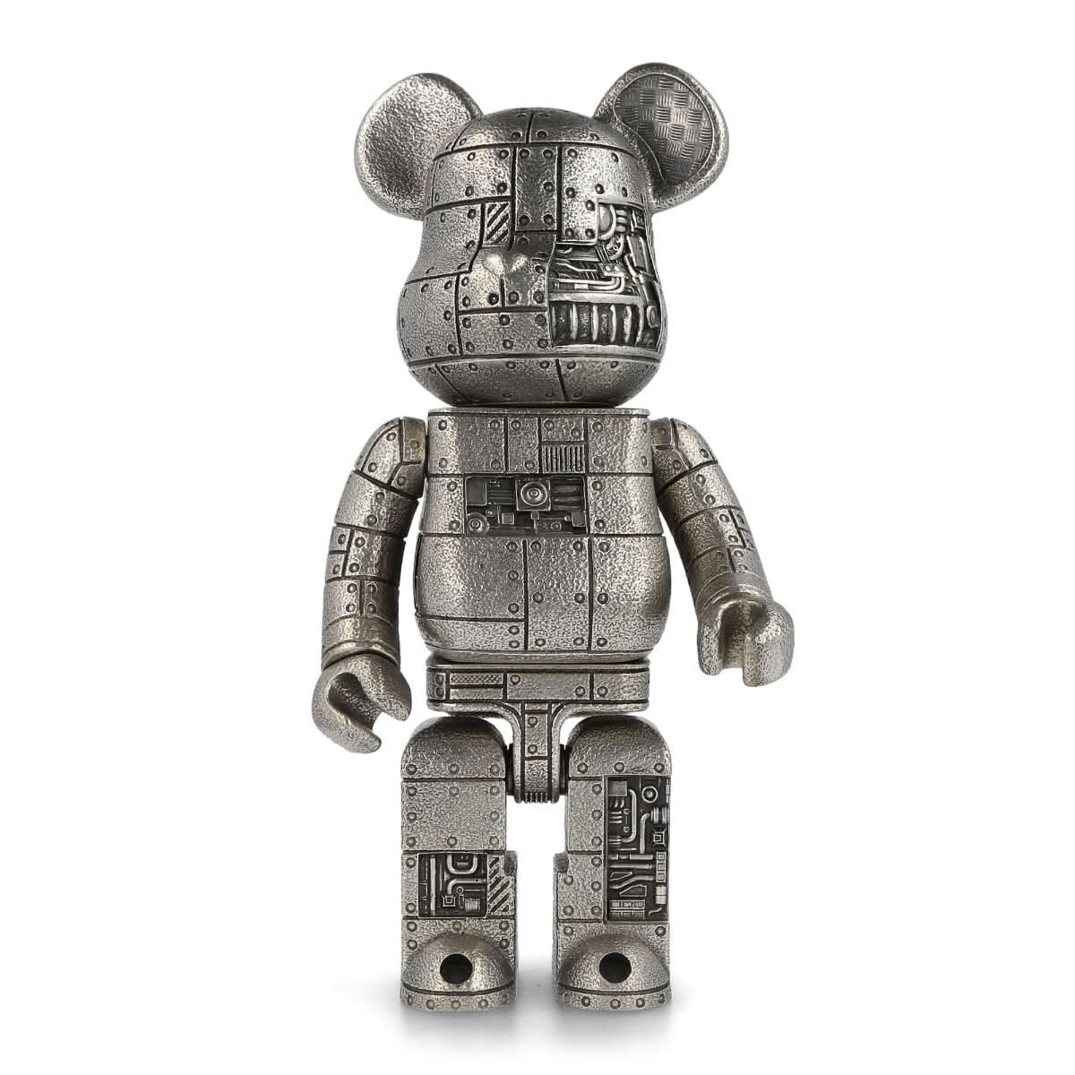 Medicom Be@rbrick Steampunk 400% Silver Detail view 1 | Gate