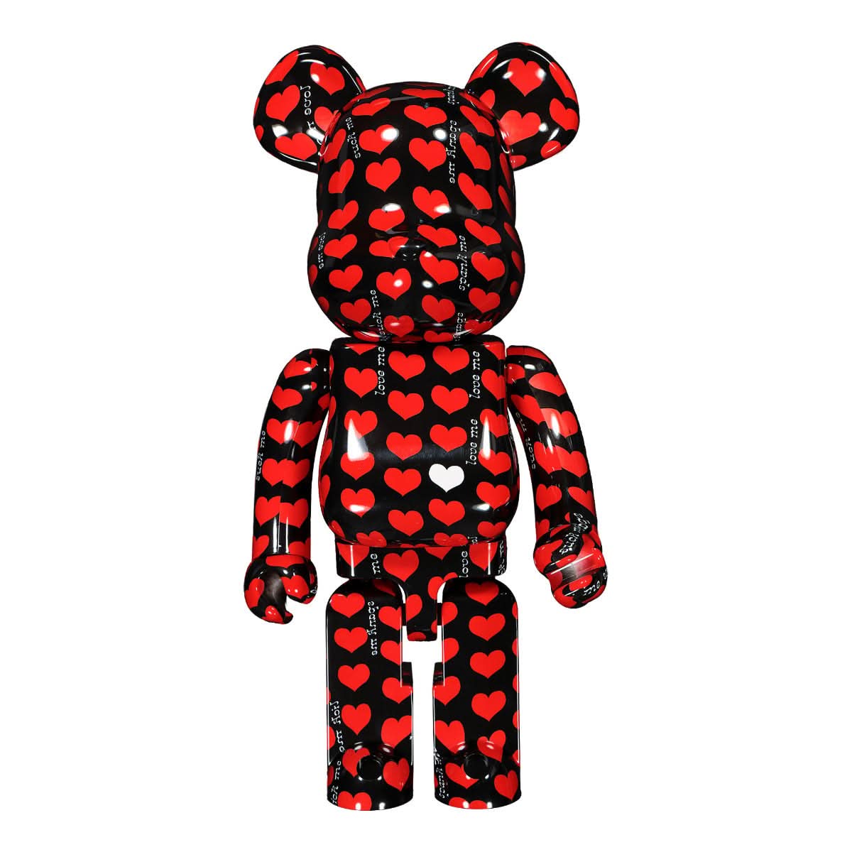 Medicom Be@rbrick Black Heart 1000% Black Detail view 1 | Gate