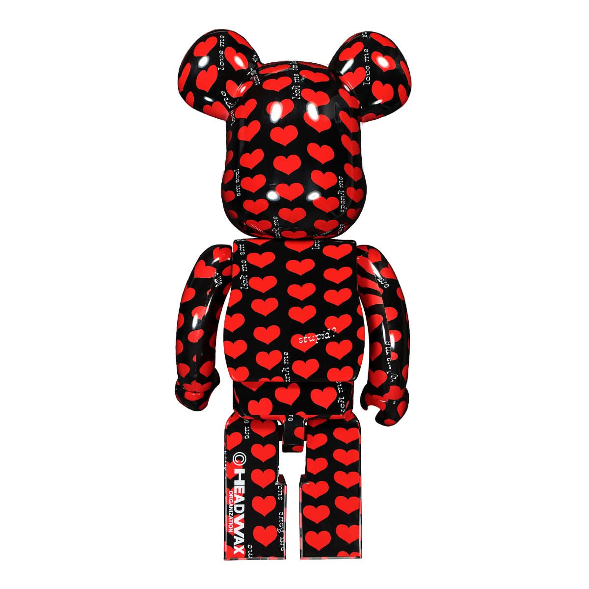 Medicom Be@rbrick Black Heart 1000% Black Detail view 1 | Gate