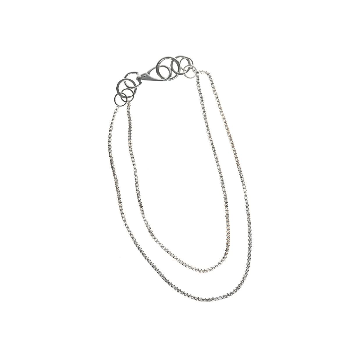 Martine Ali Double Boxer Wallet Chain Silver Detail view 1 | Gate