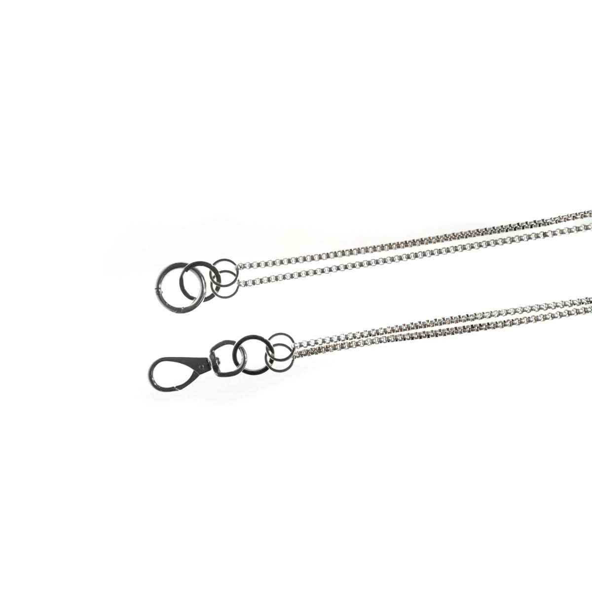 Martine Ali Double Boxer Wallet Chain Silver Detail view 2 | Gate