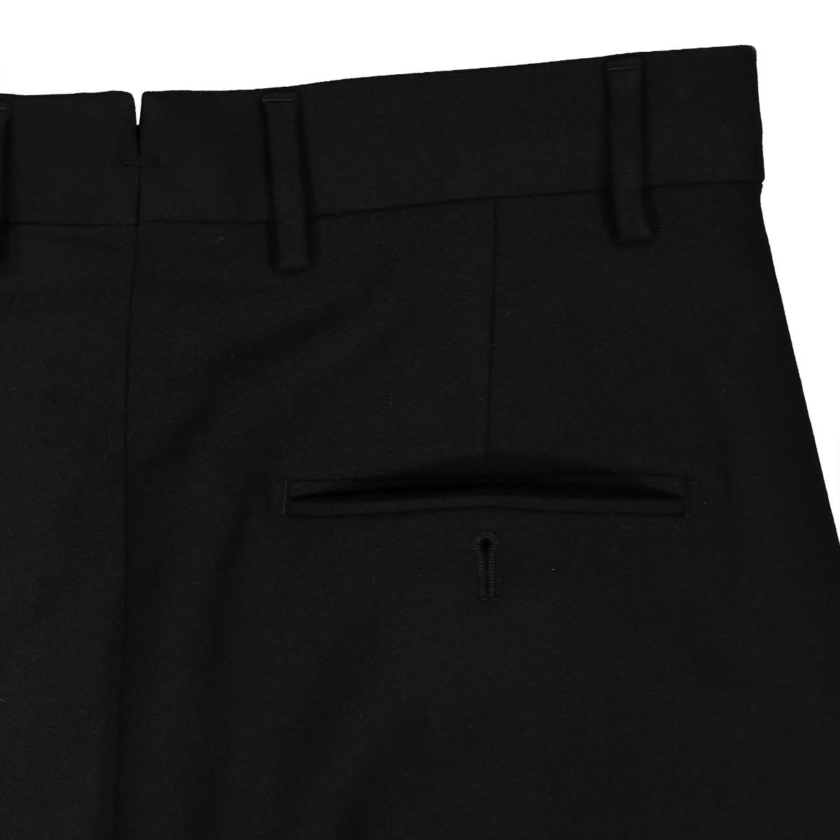 VETEMENTS Wide Leg Tailored Pants Black Detail view 5 | Gate