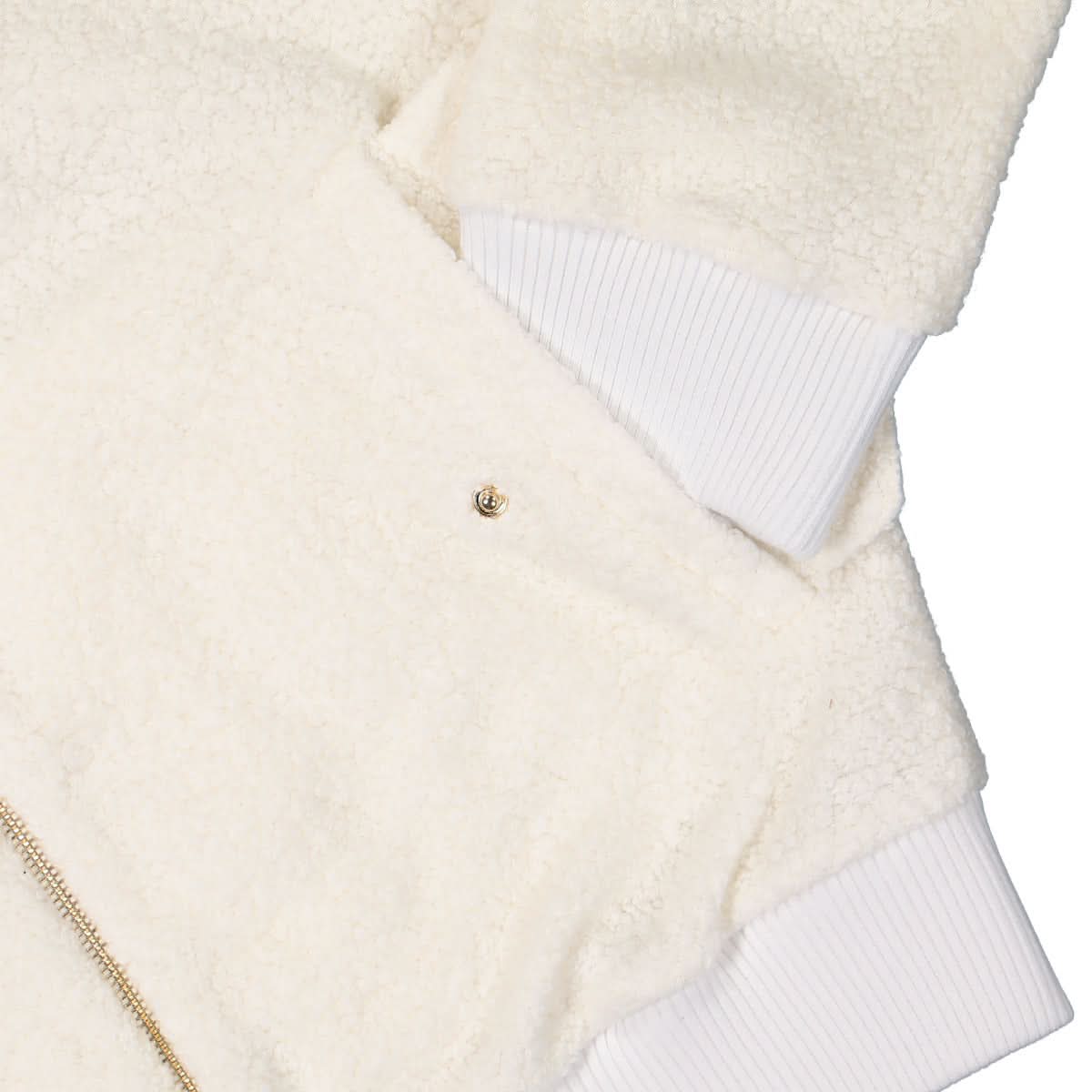 Casablanca Caza Terry Track Jacket White Detail view 4 | Gate
