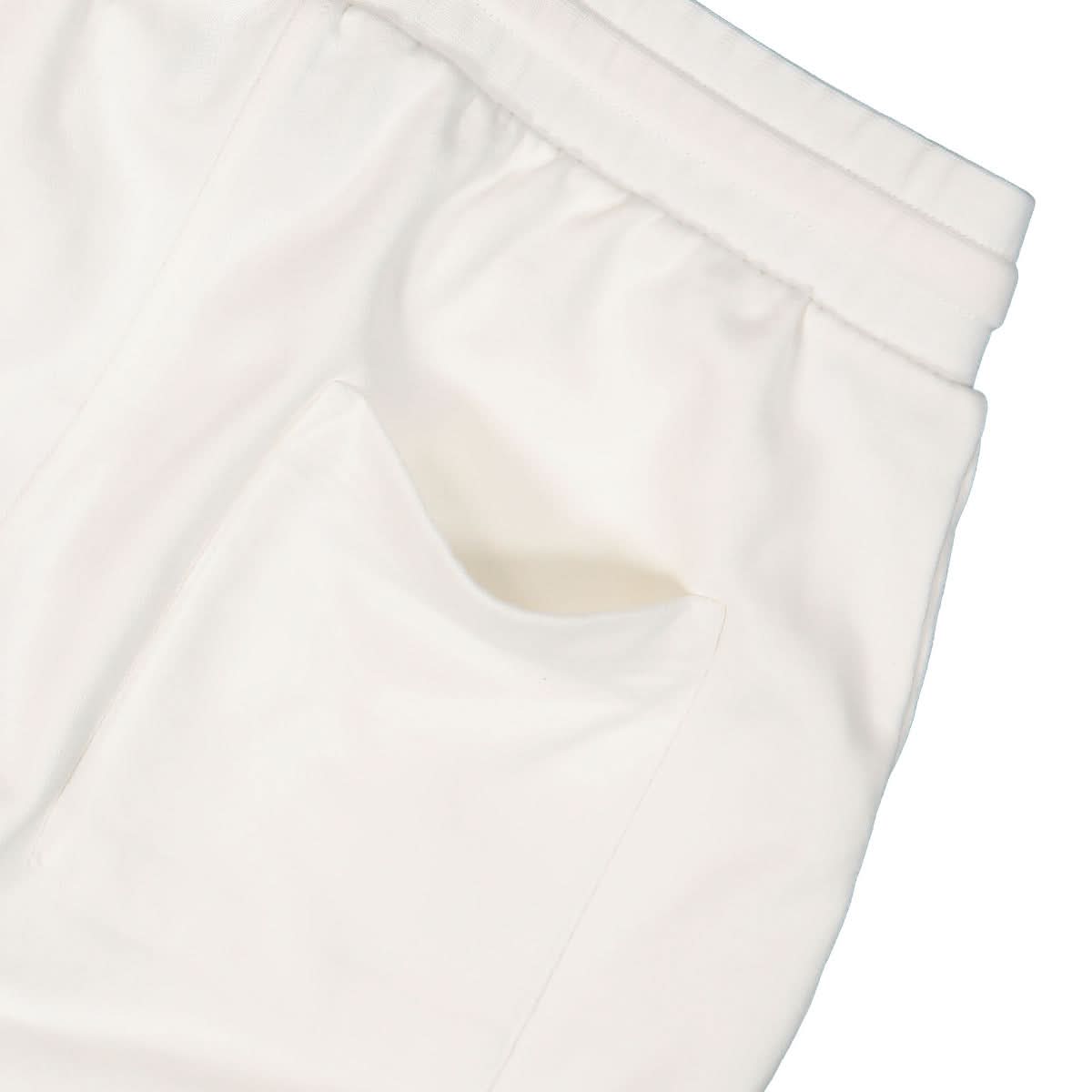 Casablanca Caza Embroidered Sweatpant White Detail view 5 | Gate