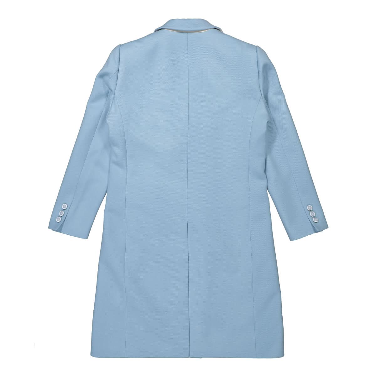 Casablanca Double Breasted Overcoat Blue Detail view 2 | Gate