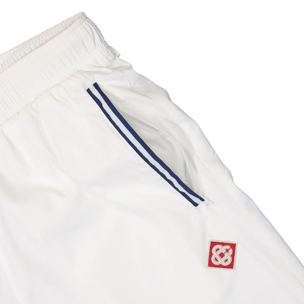 Casablanca Par Avion Shell Suit Track Pant White Detail view 4 | Gate